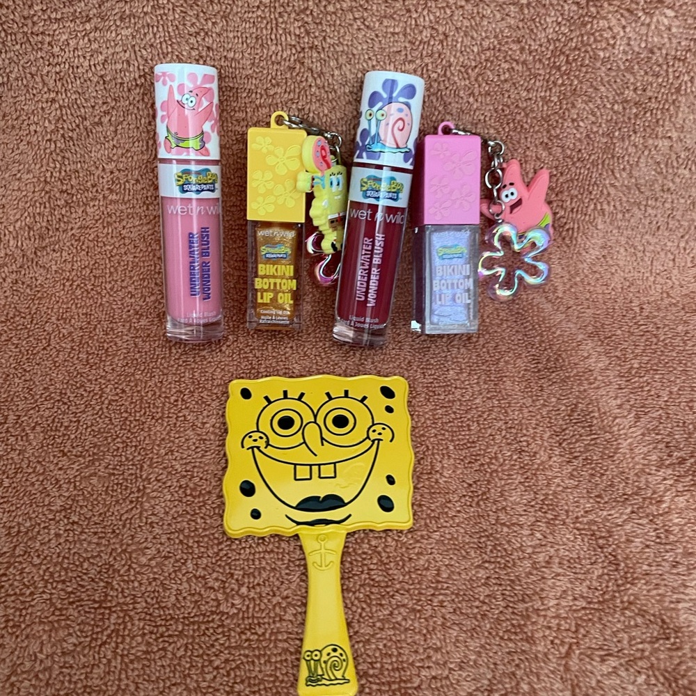 wet n wild SpongeBob Lip Gloss and Blush Collection